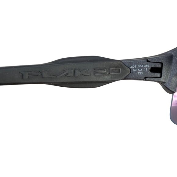 Oakley Flak 2.0 009188-F359 - 59/12/133 - Black Frames Red Prizm Lens - Like New main image 9